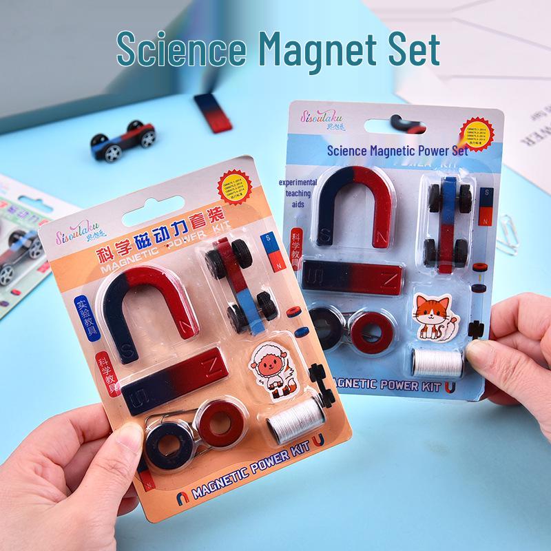 Креативный магнитный силовой набор: Веселый научный эксперимент для учеников начальной школы