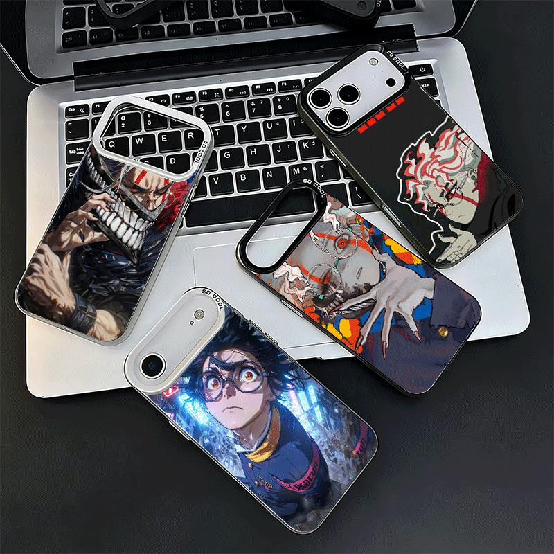 D-Dandadans O-Okarun Аниме Ударопрочный Чехол для Телефона для iPhone 17 Air 16 16E 15 Pro Max 14 Plus 13 Mini 12 Задняя Крышка Противоударный Веселый