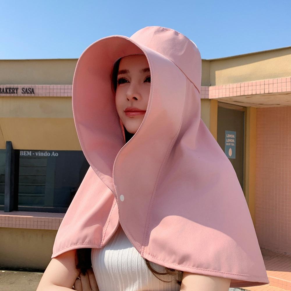 Neck Guard Shawl Fisherman Hat Anti-UV Bucket Hat New Sun Protection Cap  Surprise Gift