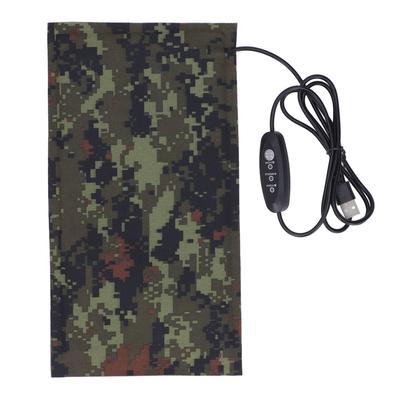 Электрический нагреватель для одежды из углеродного волокна, 3 передачи, USB-источник питания, DC5V, грелка для одежды