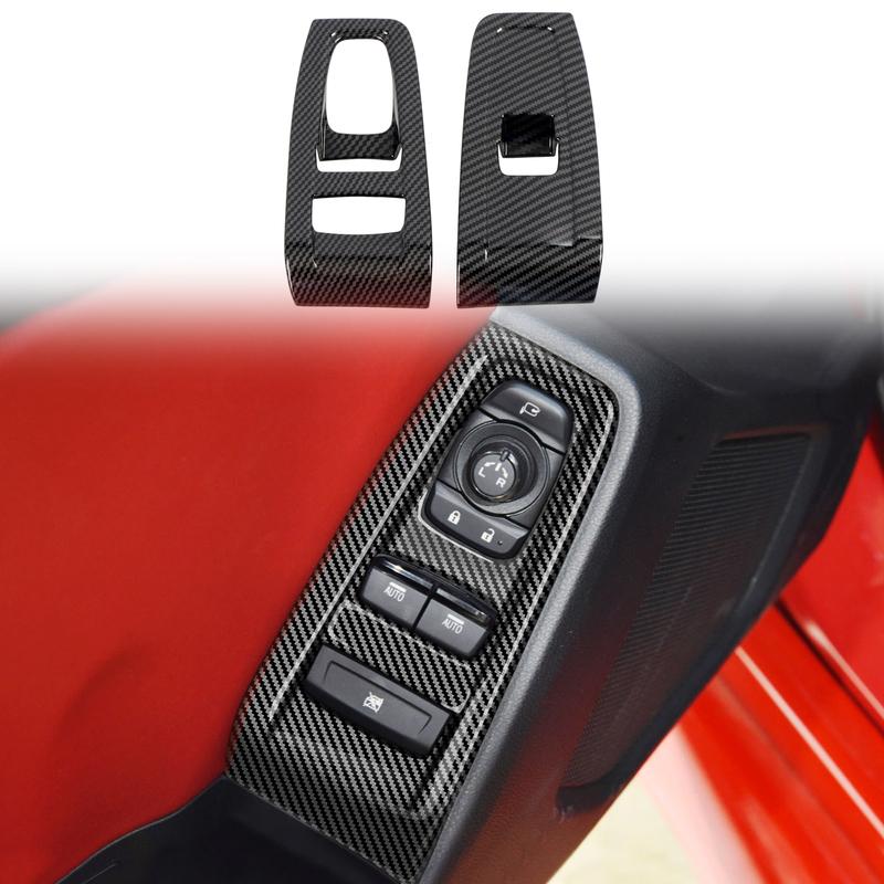 For Subaru BRZ ZD8 / Toyota GR86 ZN8 - Car Accessories ABS Car Door Window Lift Switch Cover Trim 2pcs LHD! RHD!