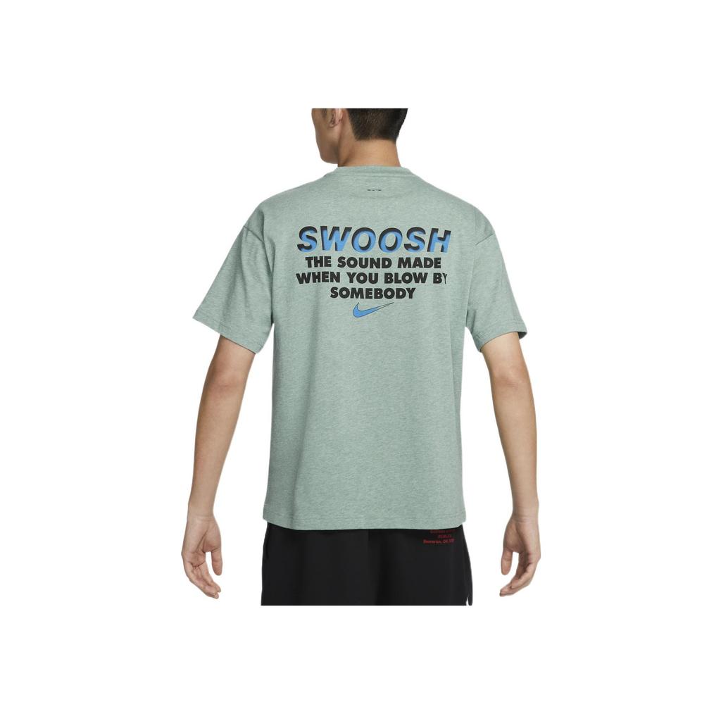 Nike Letter Logo Print Round Neck Pullover Short Sleeve T-Shirt Unisex T-Shirt Retro-Green FB2730-317