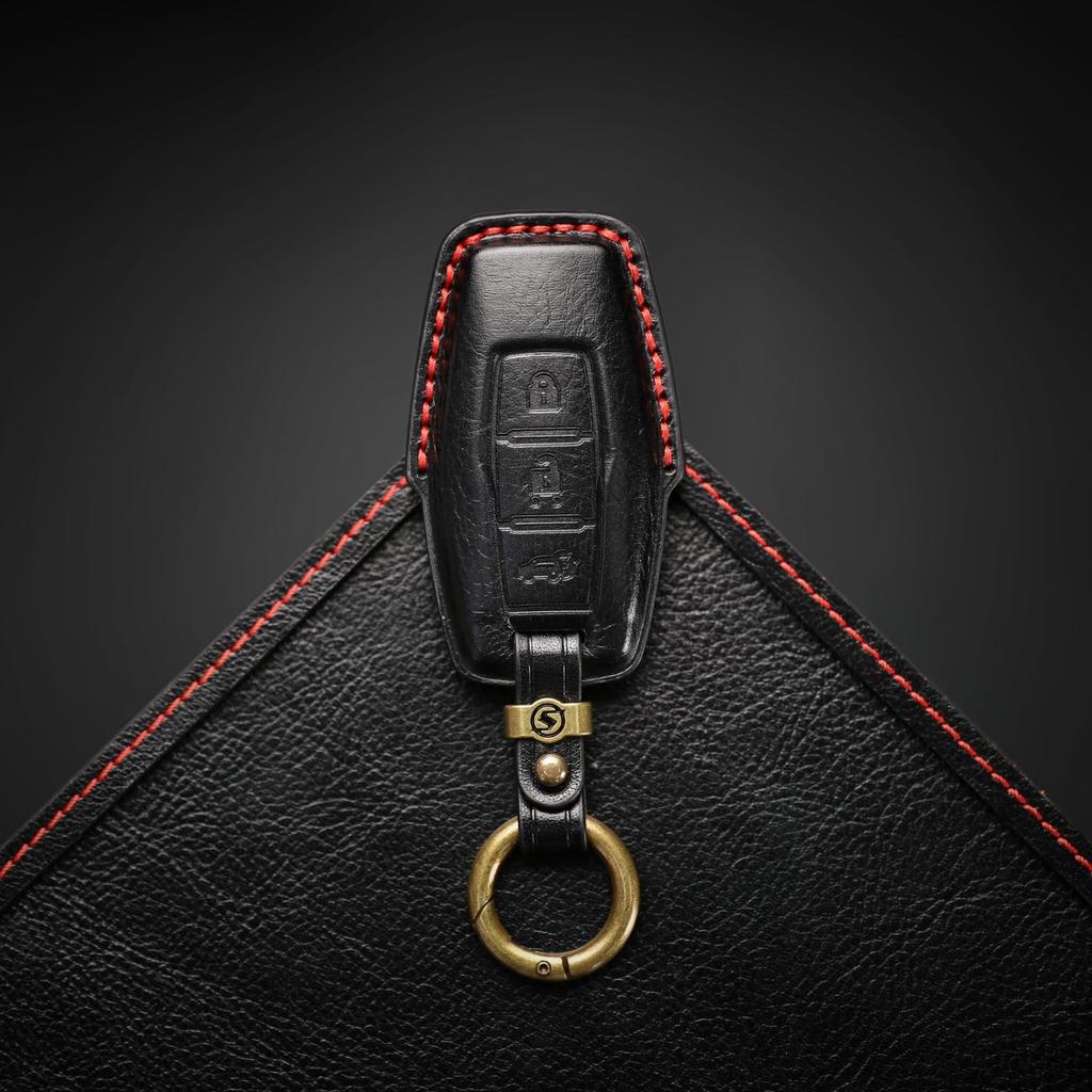 [smasol] DELICA D5 Delica D5 Jasper New Outlander Triton Key Cover Genuine Leather Mitsubishi