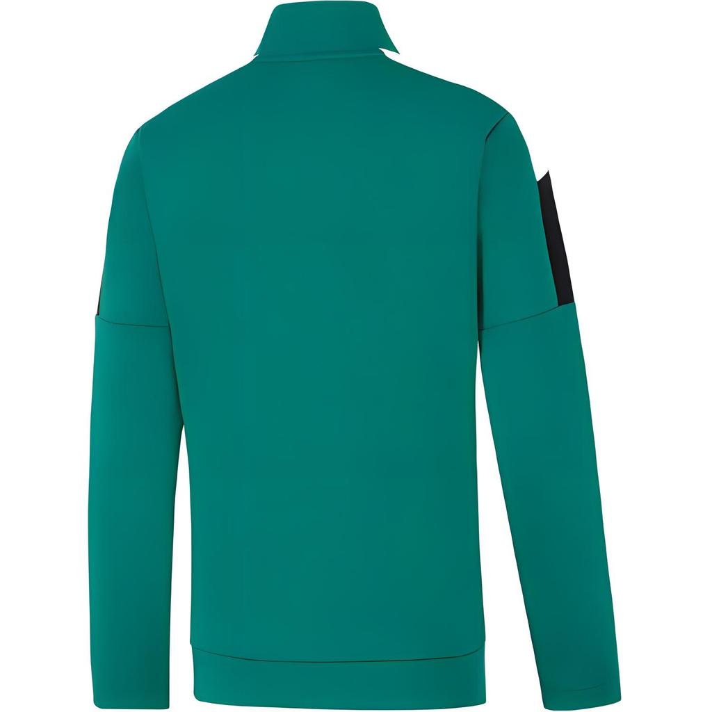 Li Ning воротник-стойка молния цветной блок логотип молния кардиган длинный рукав толстовка женская толстовка Stone-Green AWDUA82-3