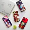 Чехол для телефона D-Deltarune Tenna для IPhone 1716 15 14 13 Pro Max 11 12 Mini X Xs XR Черный силиконовый чехол