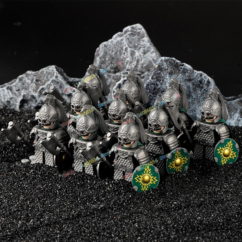 Movie Series Orc Uruk-hai Army Action Figures Mini Bricks Doll Assemble Building Blocks MOC DIY Toys for kid gift