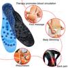 Shoe Insoles with 68 Magnetic Stones for Massage and Acupressure of Foot Points