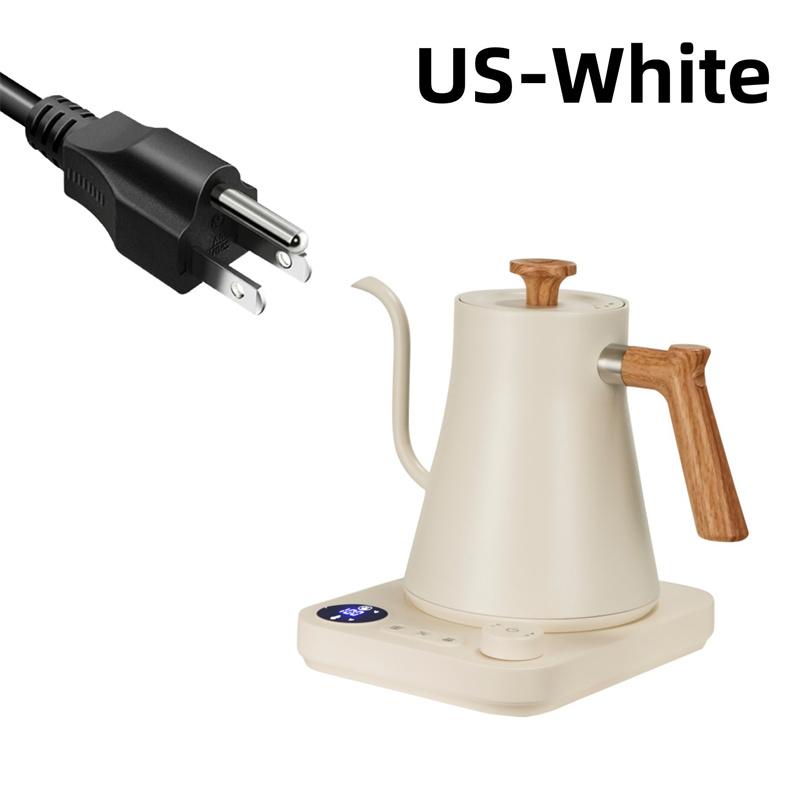 Умный электрочайник с постоянной температурой, портативный кофейник, нержавеющий чайник с гусиным носом, дорожный чайник, кофейник для ручного заваривания