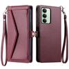 For Xiaomi Redmi 15 5G (EU) (171mm)/4G (EU) (171mm) Leather Case with Wrist Strap Wallet Stand Phone Cover