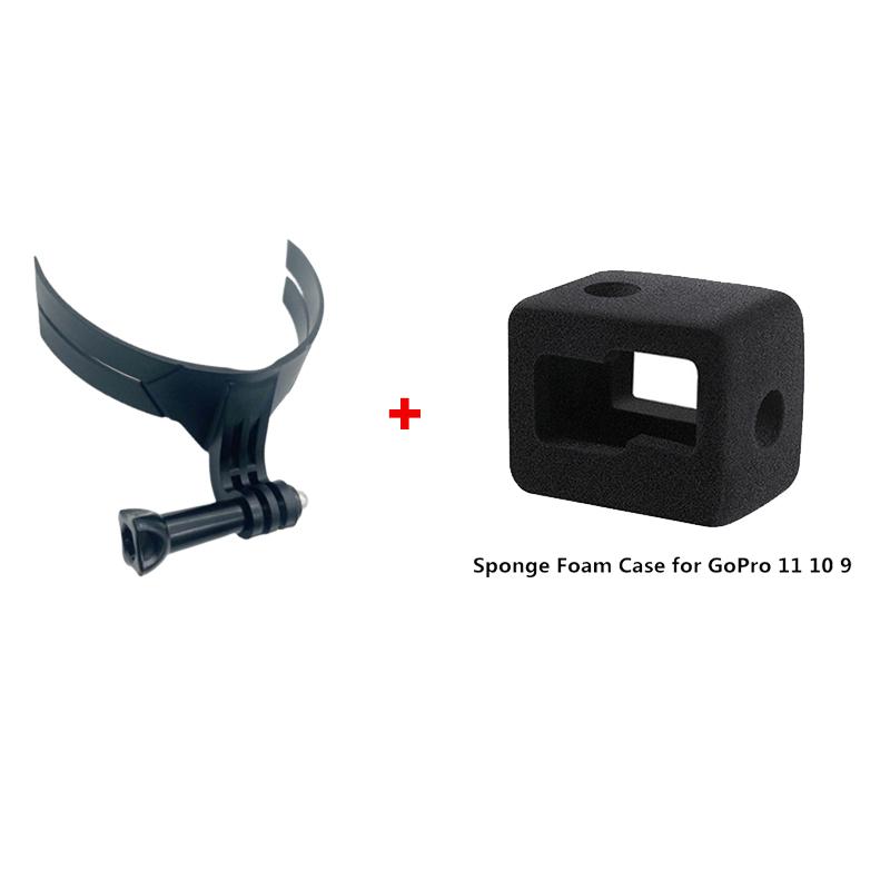 Подбородочное крепление для шлема Full Face для GoPro Hero 13 12 11 10 9 8 Insta360 X5 X4 X3 DJI Складной ремешок для камеры Переднее крепление Аксессуары