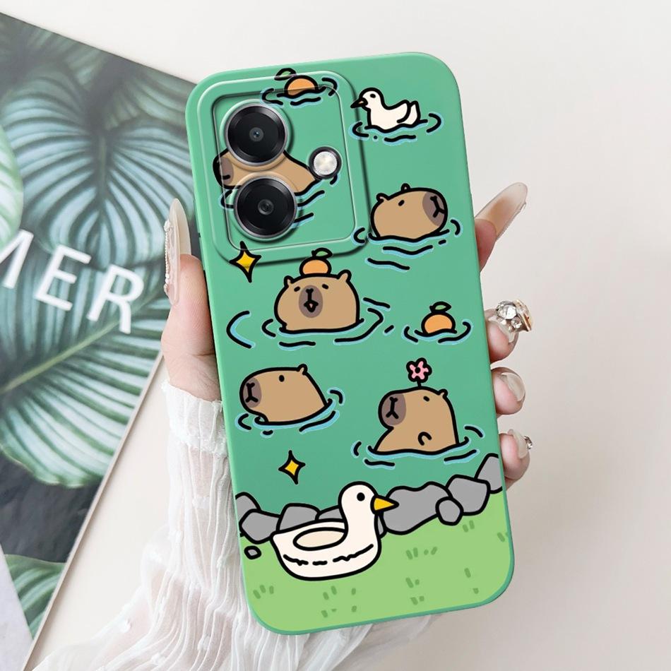 Для Oppo A3x A3 Pro Глобальный Милый Мультяшный Чехол-Животное Для Oppo A3 5G 4G A 3X A3Pro Желейный Силиконовый Ударопрочный Мягкий Чехол