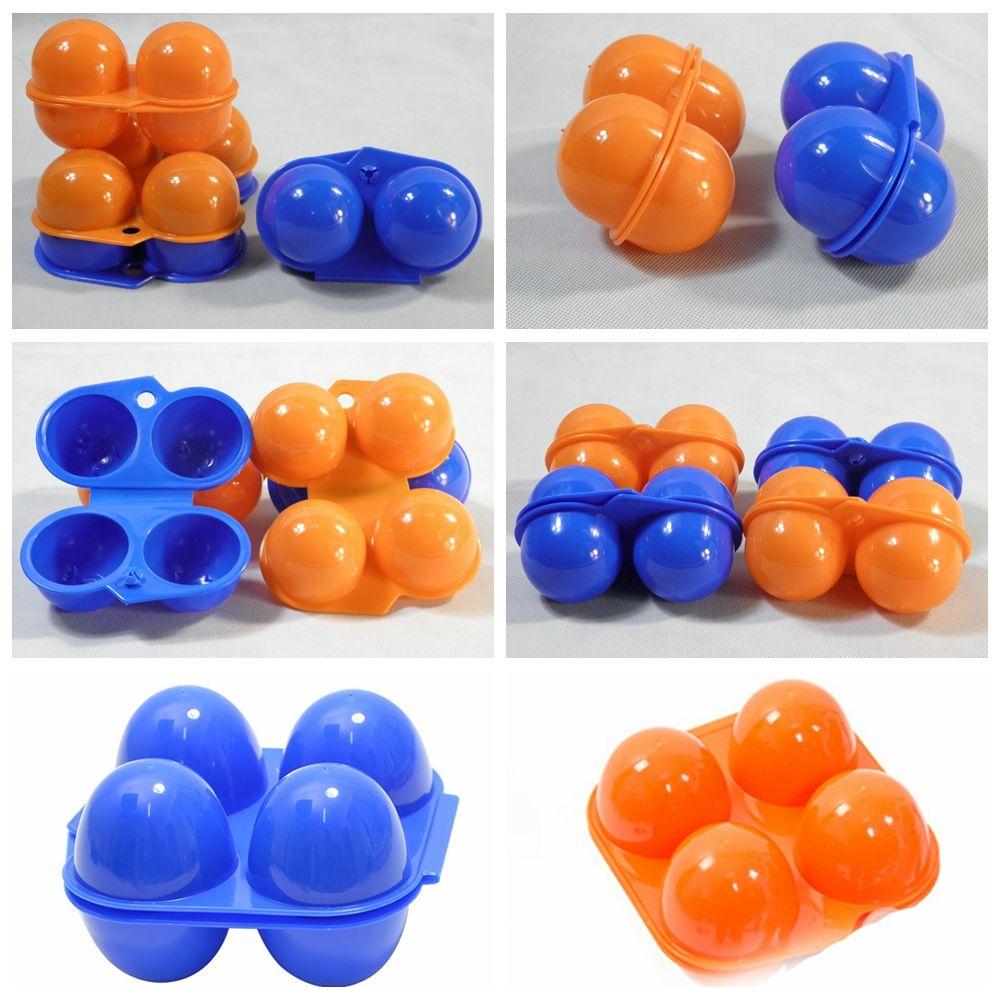 2/4 Grids Camping Containers Holder Portable Organizer Case Egg Tray Egg Storage Box