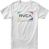 Мужская футболка RVCA Quad с коротким рукавом и круглым вырезом