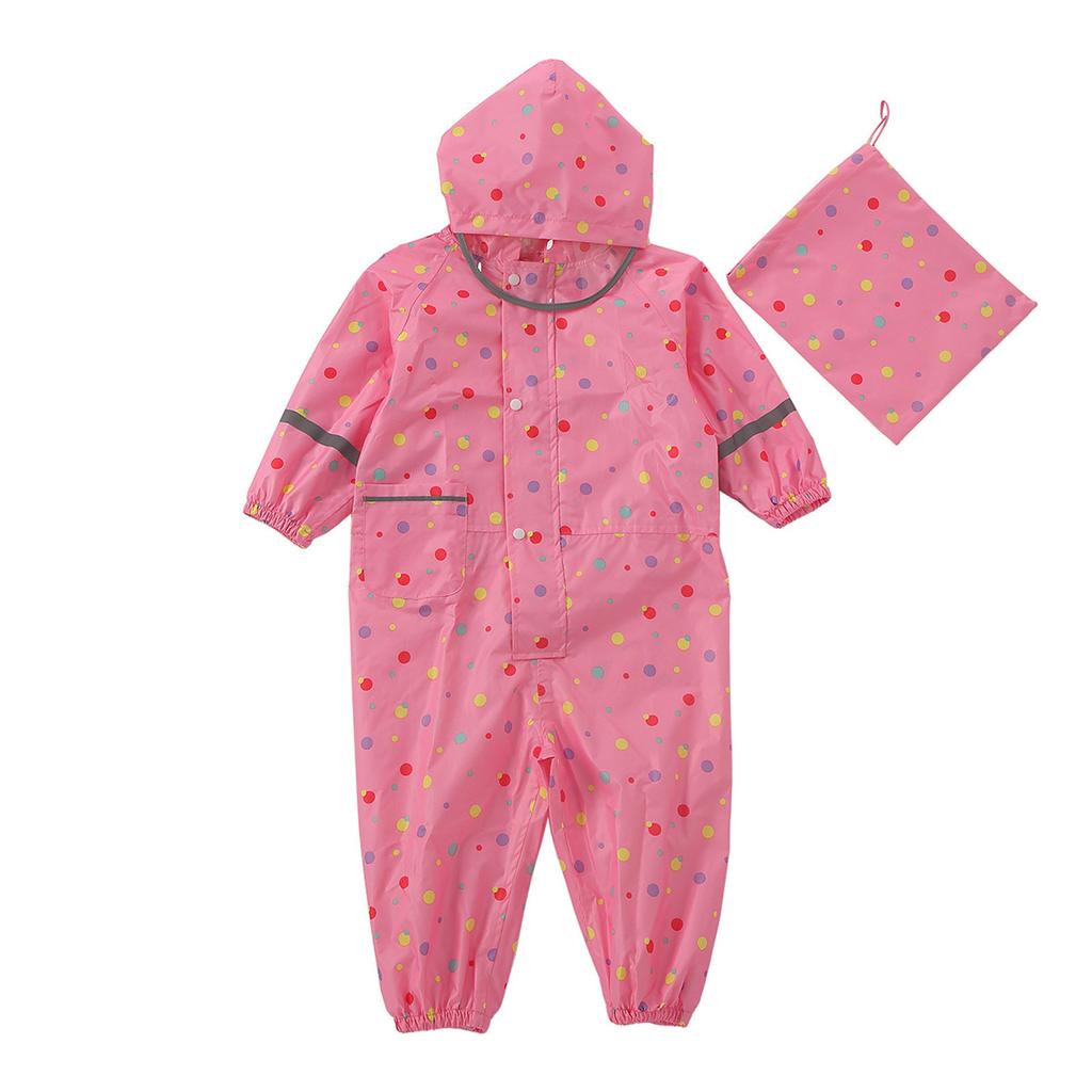 Детская куртка унисекс с капюшоном, ветрозащитный и водонепроницаемый плащ для девочек и мальчиков, маска