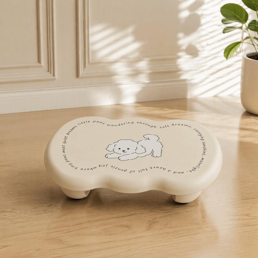Nonslip Bottom Under Desk Footrest Ergonomic Foot Stool Smooth Edge Adjustable Footstool At Work