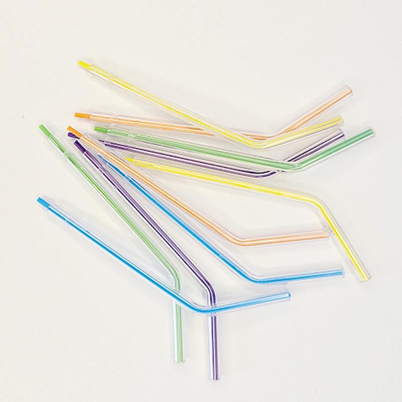 Набор из 250 цветных одноразовых трехходовых наконечников для стоматологического шприца для чистки зубов