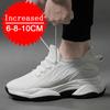 Outdoor Leisure Breathable Mesh Sneakers Men Elevator Shoes Men Casual Insole Comfortable Elevator Shoes Summer Trend Man Shoes
