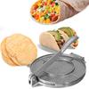 16.5cm/6.5in Tortilla Press Maker Aluminium Alloy Corn Tortillas Dough Pressing Tools Kitchen Supplies Gray