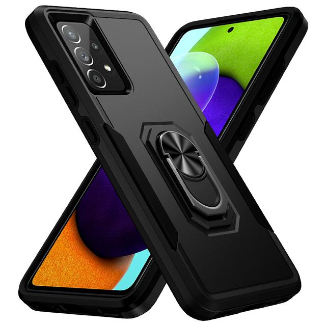 Жесткий защитный чехол с кольцом-держателем для Samsung Galaxy A53 A52s A 52s A52 5g A 52 A72 A33 A53 A73 A13 S20 S22 Ultra S21 Plus