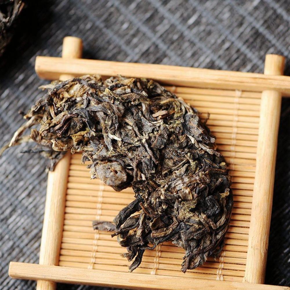 Сырой пуэр Цзинмай Ланьсян 2021 г. 250 г Торт Древнее дерево Юньнань Пуэр