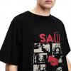 Vintage Saw Jigsaw Game Over Men Women's T Shirts Merch Humor Tees T-Shirt Cotton Plus Size Clothes