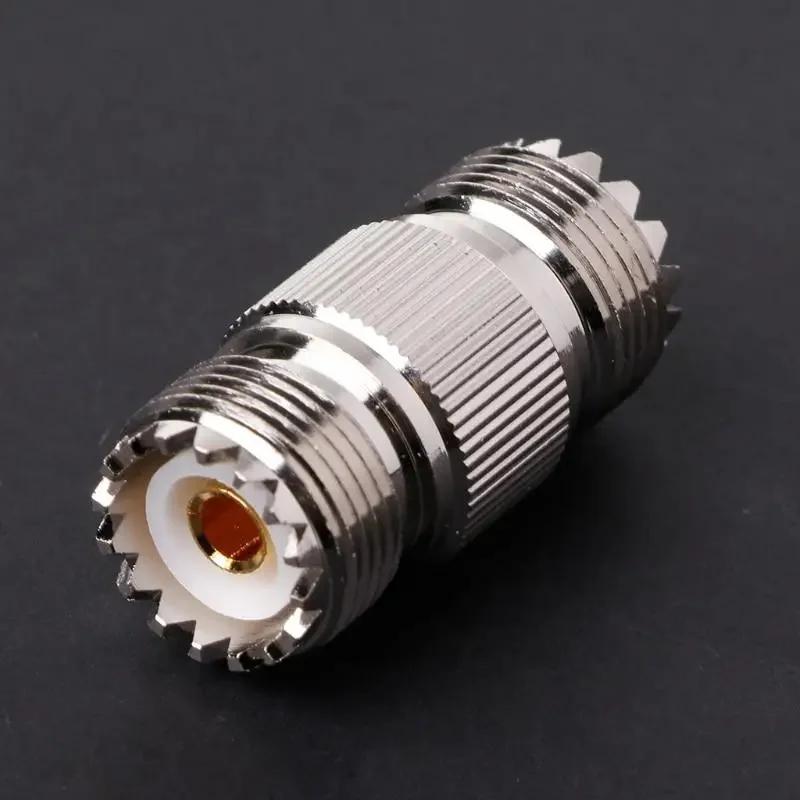 5pcs RF Connector SL16 Adapter SO239 UHF-KK Female To Double-through Head