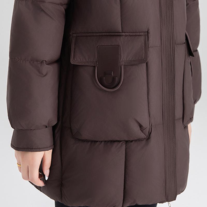 Fashion Woman Long Parkas Winter Coat Plus Size Loose Thick Warm Outerwears Elegant Women's Jackets