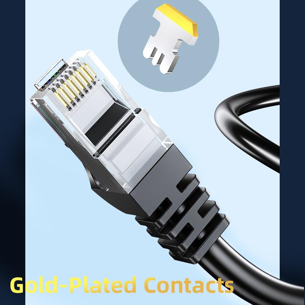 Сетевой кабель Ethernet Cat6 Lan Экранированный кабель UTP Cat 6 Гигабитный RJ45 Экранированный Разветвитель Сетевой кабель Маршрутизатор RJ45 Витая пара Патч-корд