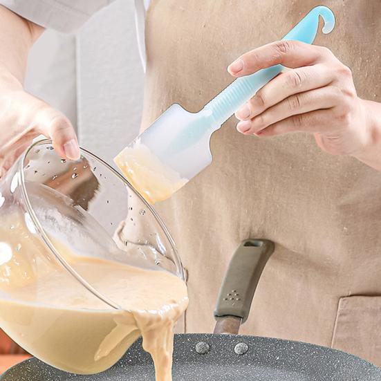 Spatula Non-Stick Ergonomic Design Comfortable Cooking Grip Multi-purpose Pastry Scraper Mold