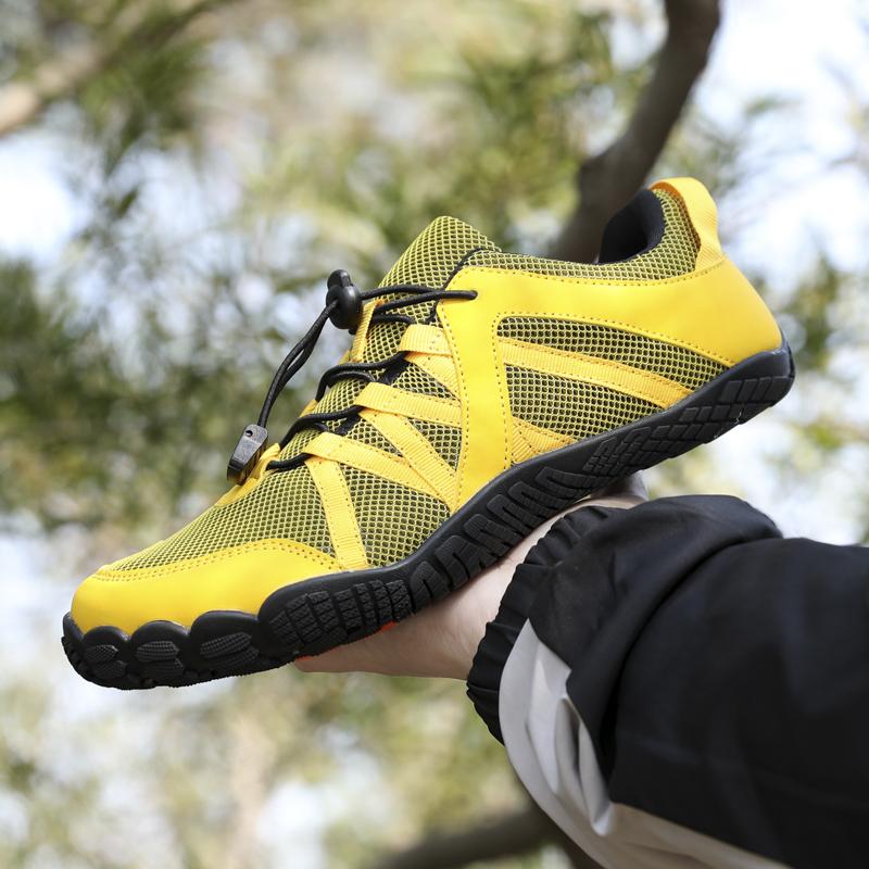 Походные кроссовки Босоногие спортивные туфли Обувь для кемпинга и треккинга Нескользящая эластичная подошва Дышащая сетка Обувь для фитнес-тренировок