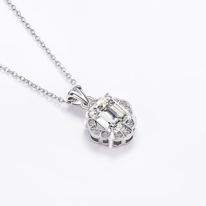 Геометрическое новое ожерелье из нержавеющей стали, ювелирные изделия для женщин, легкое, роскошное, Ins Design Sense, подвеска из циркония, цепочка на ключицу