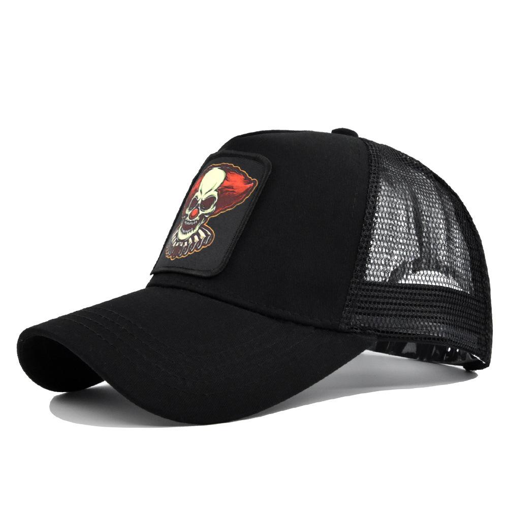 Нашивки Аниме Бейсболки Мужские Женские Snapback Кепки Уличная Одежда Хип-Хоп Кепки с Козырьком Сетчатые Дышащие Кепки Папа Солнцезащитные Кепки Унисекс Кепки Тракеры