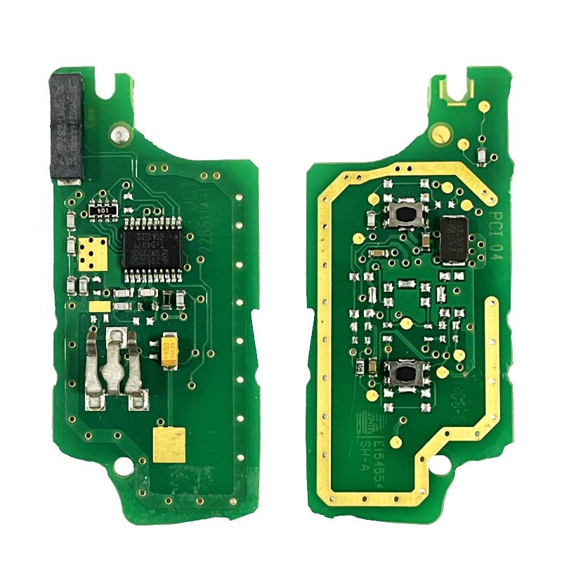 CN009003 Original CE0536 434Mhz ASK Flip Key For P-eugeot 307 407 308 607 For Citroen C2C3 C4 C5 C6 C8 2006-2010 Remote 2 Button