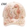 UV Protection Beach Hat Ocean Creatures Baseball Cap, Adjustable Sun with Sea Vintage Style Aesthetic Animal Patterns, Trucker for Men And Women