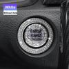 Car Bling Crystal Rhinestone Engine Start Ring Decals, Car Push Start Button Cover Sticker, Sparkling Car Interior Accessories