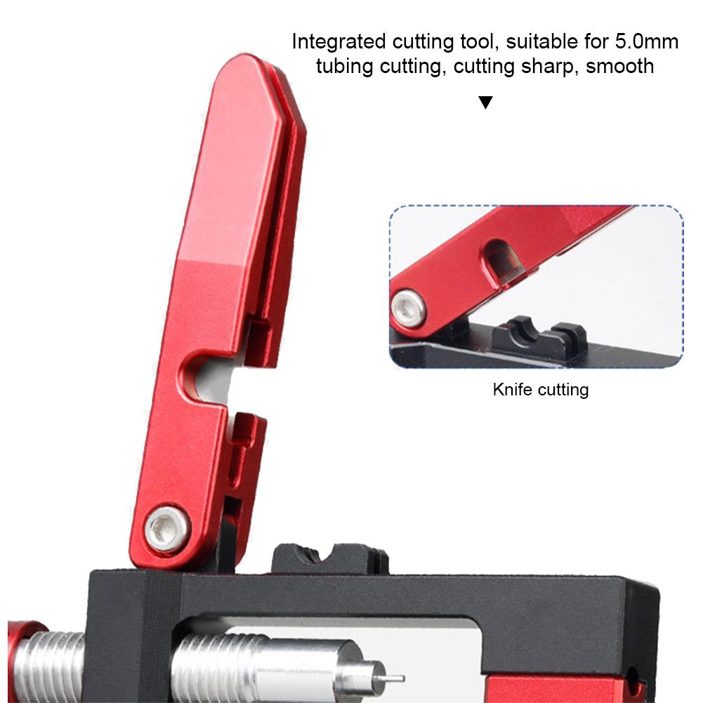 Инструмент для установки иглы для масла велосипеда Push-In, интегрированный инструмент для резки труб, инструмент для установки корпуса Five-Wire, инструмент для ремонта велосипеда