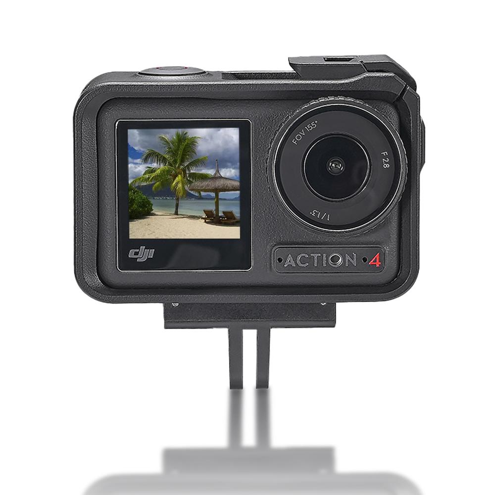 For DJI OSMO Action 4 3 2 Camera Magnetic Stand Base Protective Frames Replacement Tripod Adapter Conversion Adapter