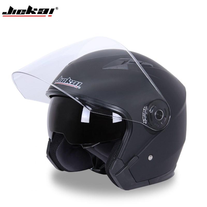 НОВЫЙ мотоциклетный электрический велосипедный шлем Four Seasons DoubleLenses Racing Half Helmets Мотоциклетный шлем Medio Casco