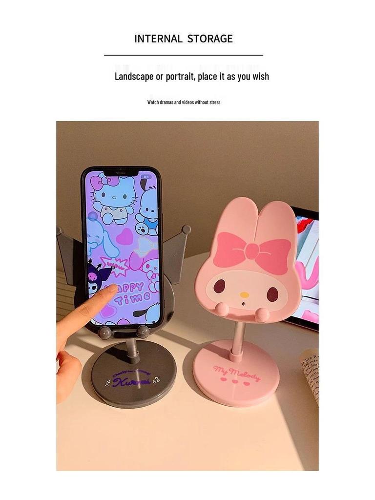 Держатель для телефона Cinnamoroll: Устойчивая подставка для планшетов и телефонов, идеально подходит для просмотра сериалов в общежитиях