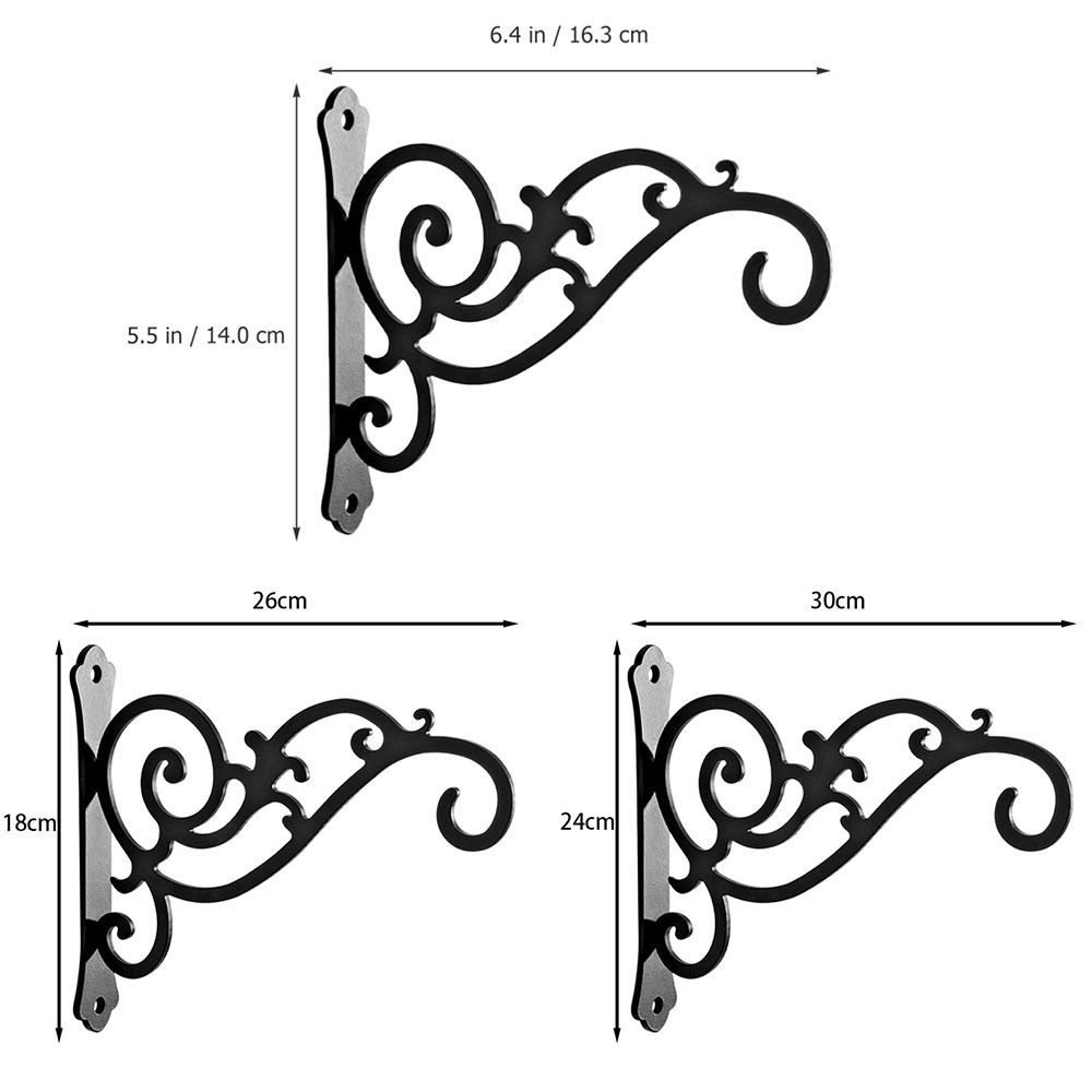 Stable Plant Bracket Hook Strong Flowe Pot Bracket Reuseable Outdoor