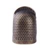 2 Pcs/Set New Retro Sewing Thimble Finger Protector With Metal Shield Fingertip Thimble Sewing Tools Accessories