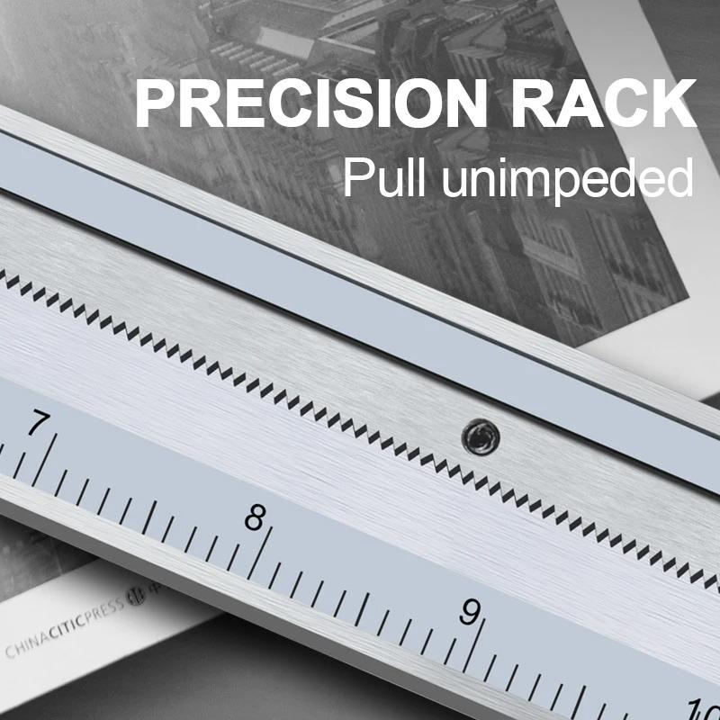 0,02 мм высокоточный штангенциркуль с нониусом 0-150-200 мм антивибрационный пахометр циферблатный штангенциркуль металлическая линейка глубиномерный инструмент