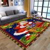 Christmas Poinsettia Snowman Carpet for Living Room Home Decor Sofa Table Large Area Rugs Bedroom Bedside Floormat Entrance Mat