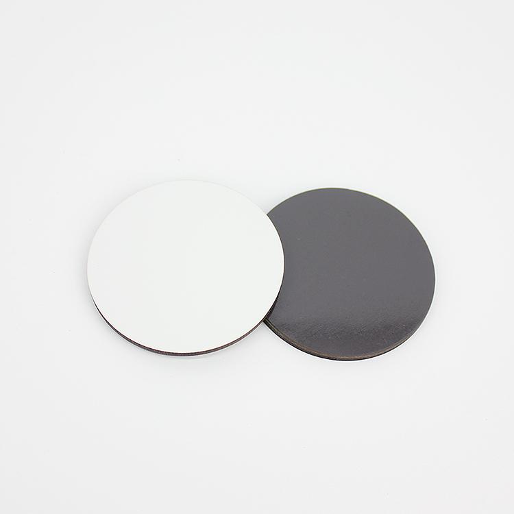 Customizable Round Shape Eco-Friendly DIY Magnet Sticker MDF Wood Blank for Sublimation Personalized Refrigerator Magnets Photos