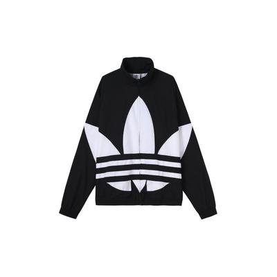 Оригинальный спортивный топ с большим трилистником, ночной морской, на молнии, ретро спортивная куртка, мужские топы, черный FM9892