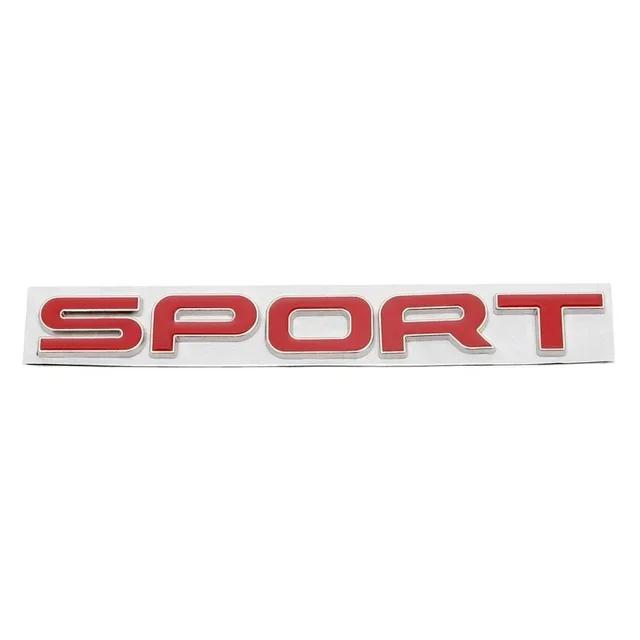 Авто Стайлинг Металлический Спортивный Логотип Буквы Эмблема Наклейка На Задний Багажник Автомобиля Для Land Range Rover SV Autobiography Discovery