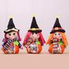 Festive Halloween Pumpkin Candy Gift Bags Transparent Fabric Bags For Children Party Decorations