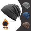 Зимняя теплая шапка-бини, осенне-зимняя ветрозащитная защита от холода для ушей, велосипедная шапка, двухслойная утолщенная флисовая шапка-ушанка