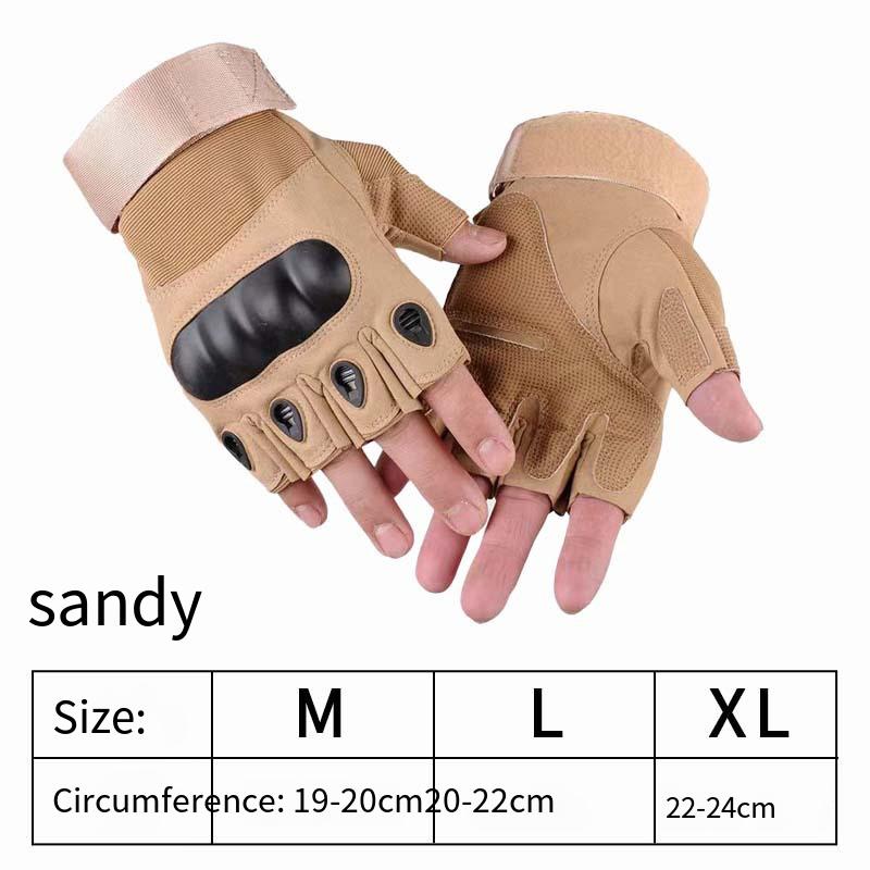 Тактические перчатки для улицы с половиной пальцев Пейнтбол Страйкбол Охота Стрельба Боевые Противоскользящие Мужские Велосипедные Перчатки с Полными Пальцами Защитное Снаряжение