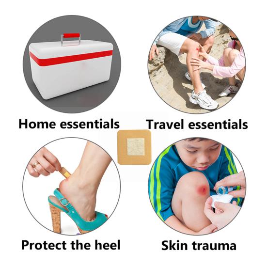 Yousheng 10Pcs/50Pcs Band Aid Waterproof Hypoallergenic Ultra Thin Wounds Hemostasis Medical Plasters Bandage First Aid Patch for Adult